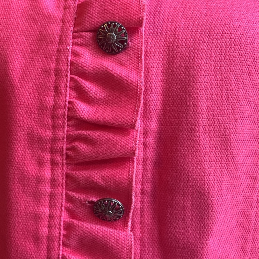 *Caprice Bright BarbieCore Ruffles Color Jacket SZ.L - Picture 5 of 11